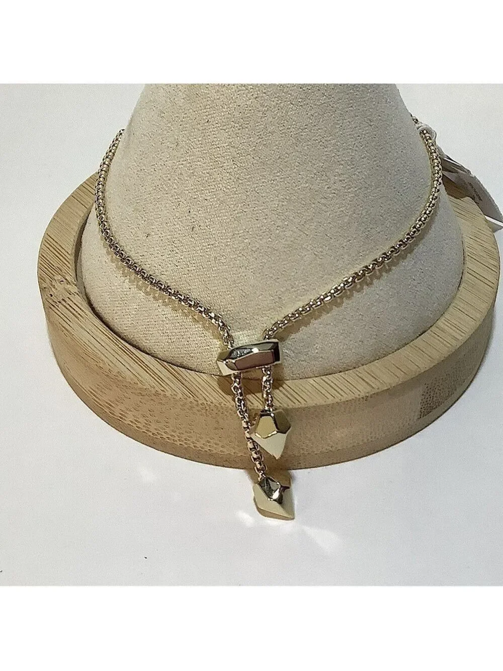 Kendra Scott Jack Delicate Chain Bracelet Black Crystal New
